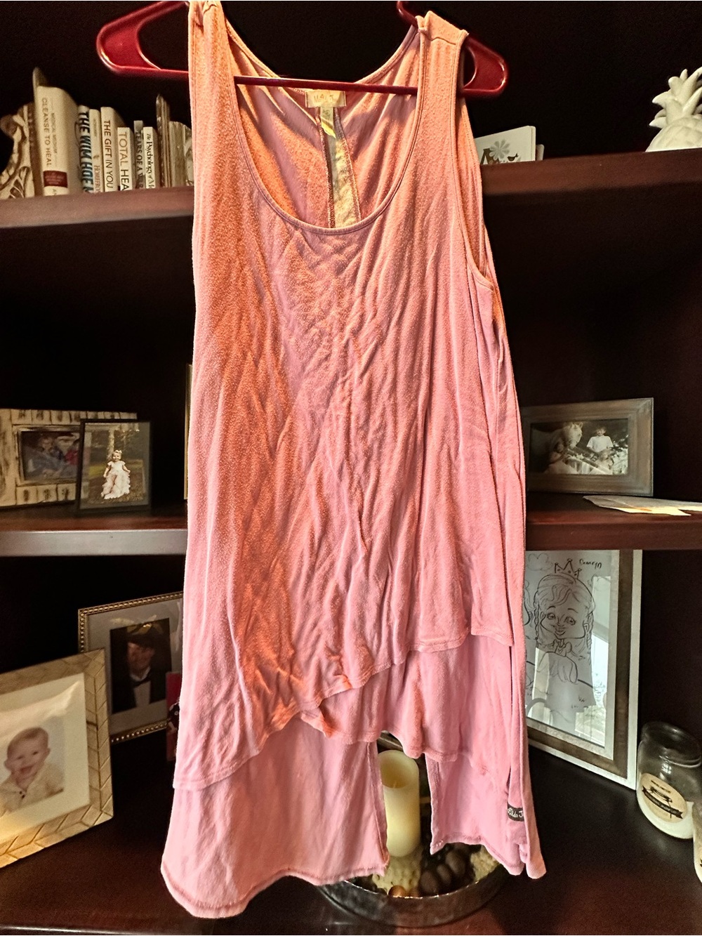 Matilda Jane Dusty Rose Layered Tank Top